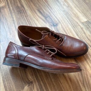 Women’s FRYE Brown Leather Lace-Up Dress Shoes